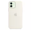 Apple iPhone 12/12 Pro Silicone Case with MagSafe - White