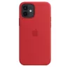 Apple iPhone 12/12 Pro Silicone Case with MagSafe - (PRODUCT)RED