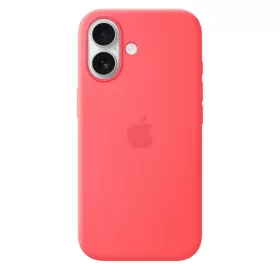   Apple iPhone 17 Silicone Case with MagSafe - Bright Guava (SEASONAL)