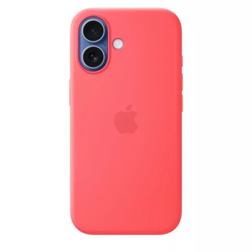 Apple iPhone 17 Silicone Case with MagSafe - Bright Guava (SEASONAL)