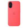 Apple iPhone 17 Silicone Case with MagSafe - Bright Guava (SEASONAL)