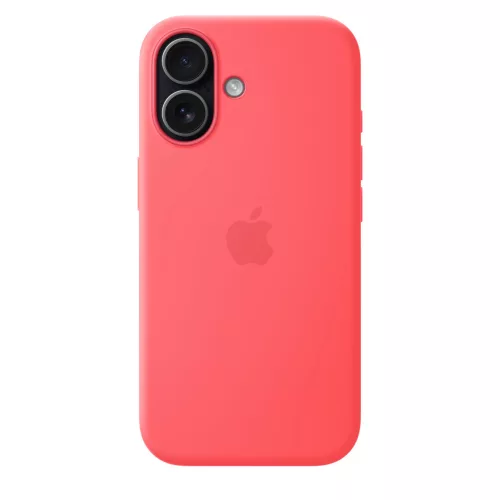 Apple iPhone 17 Silicone Case with MagSafe - Bright Guava (SEASONAL)