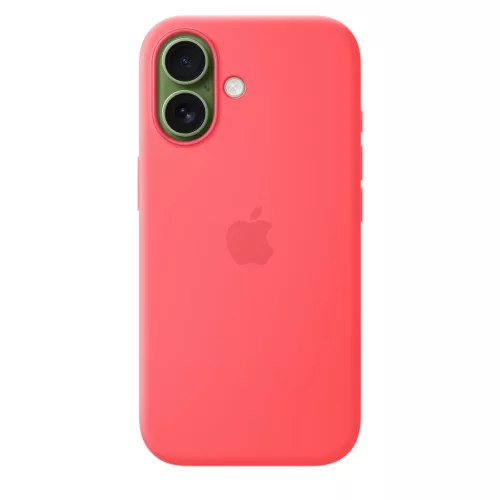 Apple iPhone 17 Silicone Case with MagSafe - Bright Guava (SEASONAL)