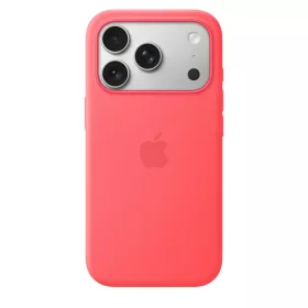   Apple iPhone 17 Pro Silicone Case with MagSafe - Bright Guava (SEASONAL)