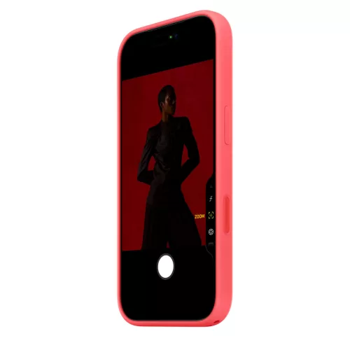 Apple iPhone 17 Pro Silicone Case with MagSafe - Bright Guava (SEASONAL)