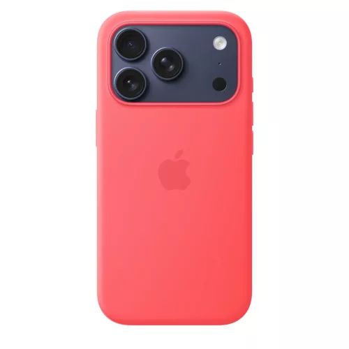 Apple iPhone 17 Pro Silicone Case with MagSafe - Bright Guava (SEASONAL)