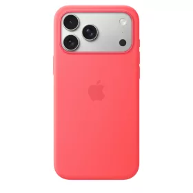   Apple iPhone 17 Pro Max Silicone Case with MagSafe - Bright Guava (SEASONAL)