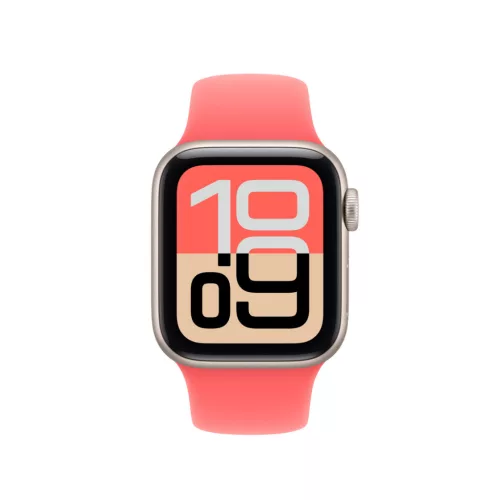 Apple Watch 40mm Sport Band: Bright Guava Sport Band - M/L (SEASONAL)