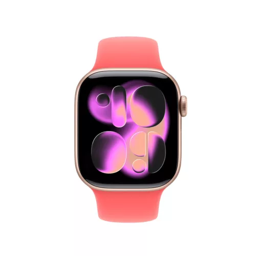 Apple Watch 42mm Band: Bright Guava Sport Band - S/M (SEASONAL)