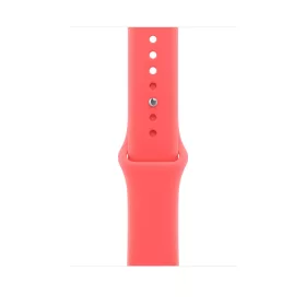   Apple Watch 46mm Sport Band: Bright Guava Sport Band - S/M (SEASONAL)