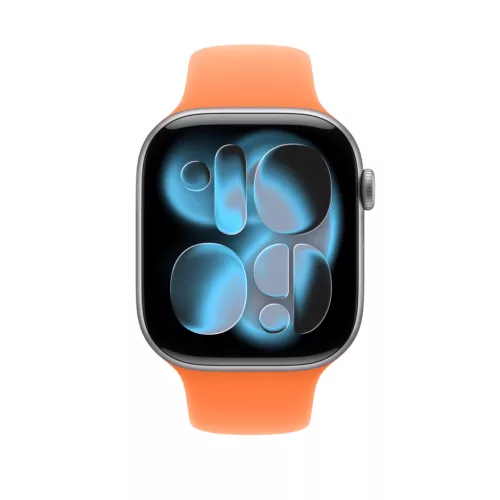 Apple Watch 46mm Sport Band: Clementine Sport Band - M/L (SEASONAL)