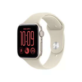   Apple Watch SE3 v2 GPS 40mm Starlight Aluminium Case with Sand Sport Band - S/M