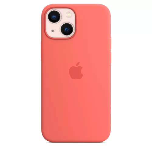 Apple iPhone 13 mini Silicone Case with MagSafe - Pink Pomelo  (Seasonal Fall 2021)