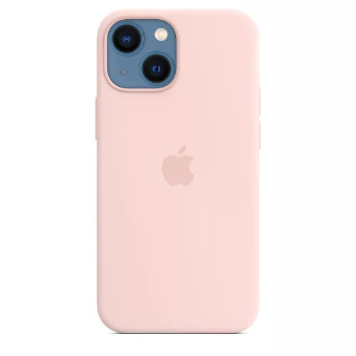 Apple iPhone 13 mini Silicone Case with MagSafe - Chalk Pink
