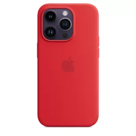   Apple iPhone 14 Pro Silicone Case with MagSafe - (PRODUCT)RED