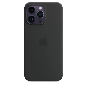   Apple iPhone 14 Pro Max Silicone Case with MagSafe - Midnight