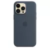 Apple iPhone 14 Pro Max Silicone Case with MagSafe - Storm Blue