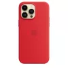Apple iPhone 14 Pro Max Silicone Case with MagSafe - (PRODUCT)RED