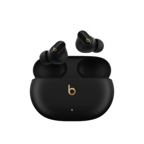   Beats Studio Buds + - True Wireless Noise Cancelling Earbuds - Black/Gold