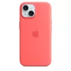 Apple iPhone 15 Silicone Case w MagSafe - Guava