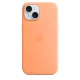 Apple iPhone 15 Silicone Case w MagSafe - Orange Sorbet