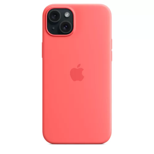 Apple iPhone 15 Plus Silicone Case w MagSafe - Guava