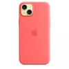 Apple iPhone 15 Plus Silicone Case w MagSafe - Guava