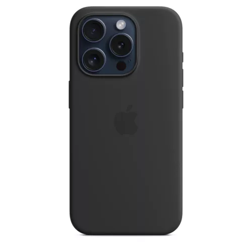 Apple iPhone 15 Pro Silicone Case w MagSafe - Black
