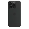 Apple iPhone 15 Pro Silicone Case w MagSafe - Black