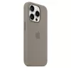 Apple iPhone 15 Pro Silicone Case w MagSafe - Clay