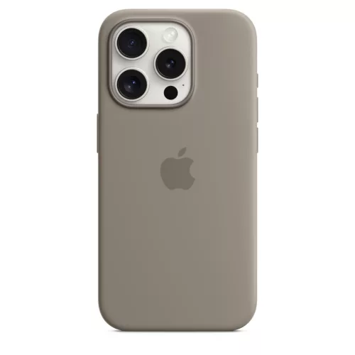 Apple iPhone 15 Pro Silicone Case w MagSafe - Clay