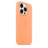 Apple iPhone 15 Pro Silicone Case w MagSafe - Orange Sorbet