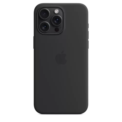 Apple iPhone 15 Pro Max Silicone Case w MagSafe - Black