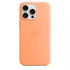 Apple iPhone 15 Pro Max Silicone Case w MagSafe - Orange Sorbet