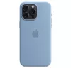 Apple iPhone 15 Pro Max Silicone Case w MagSafe - Winter Blue
