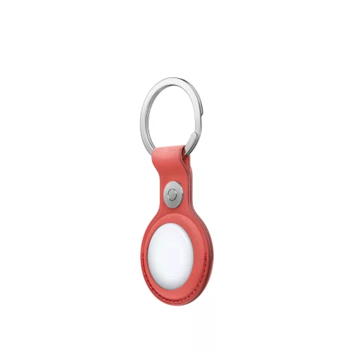 Apple AirTag FineWoven Key Ring - Coral