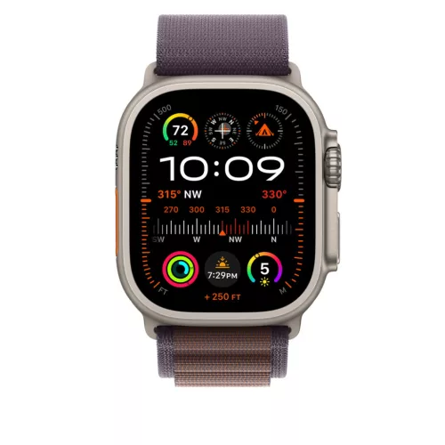 Apple Watch 49mm Band: Indigo Alpine Loop - Medium