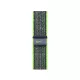 Apple Watch 41mm Nike Band: Bright Green/Blue Nike Sport Loop