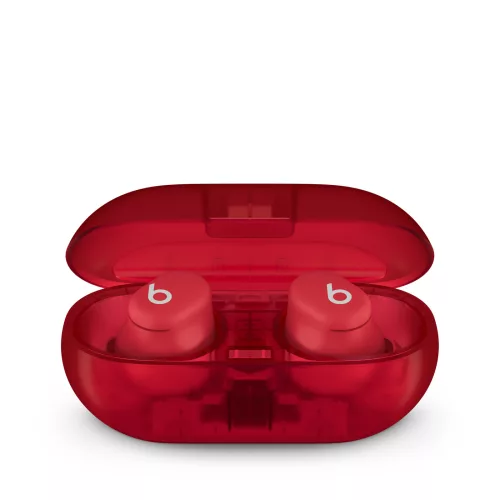 Beats Solo Buds - True Wireless Earbuds - Transparent Red
