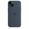 Apple iPhone 14 Plus Silicone Case with MagSafe - Storm Blue