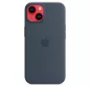 Apple iPhone 14 Silicone Case with MagSafe - Storm Blue