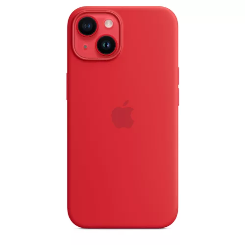 Apple iPhone 14 Silicone Case with MagSafe - (PRODUCT)RED