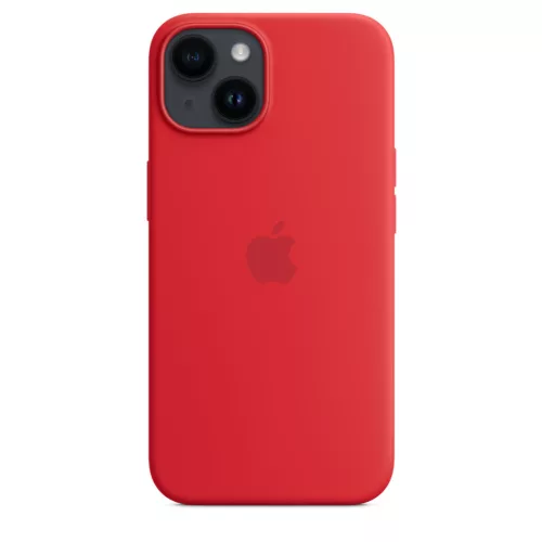 Apple iPhone 14 Silicone Case with MagSafe - (PRODUCT)RED