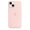 Apple iPhone 14 Silicone Case with MagSafe - Chalk Pink