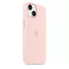 Apple iPhone 14 Silicone Case with MagSafe - Chalk Pink