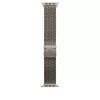 Apple Watch 49mm Milanese Loop:  Natural Titanium Milanese Loop - Medium