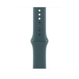   Apple Watch 46mm Sport Band:  Lake Green Sport Band - M/L (Seasonal)
