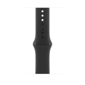Apple Watch 46mm Sport Band:  Black Sport Band - S/M