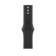 Apple Watch 46mm Sport Band:  Black Sport Band - S/M
