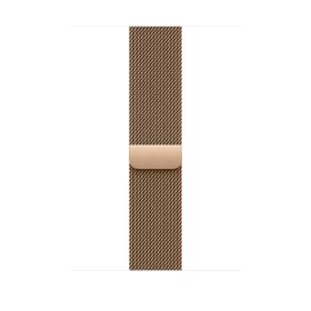Apple Watch 46mm Milanese Loop:  Gold Milanese Loop - M/L